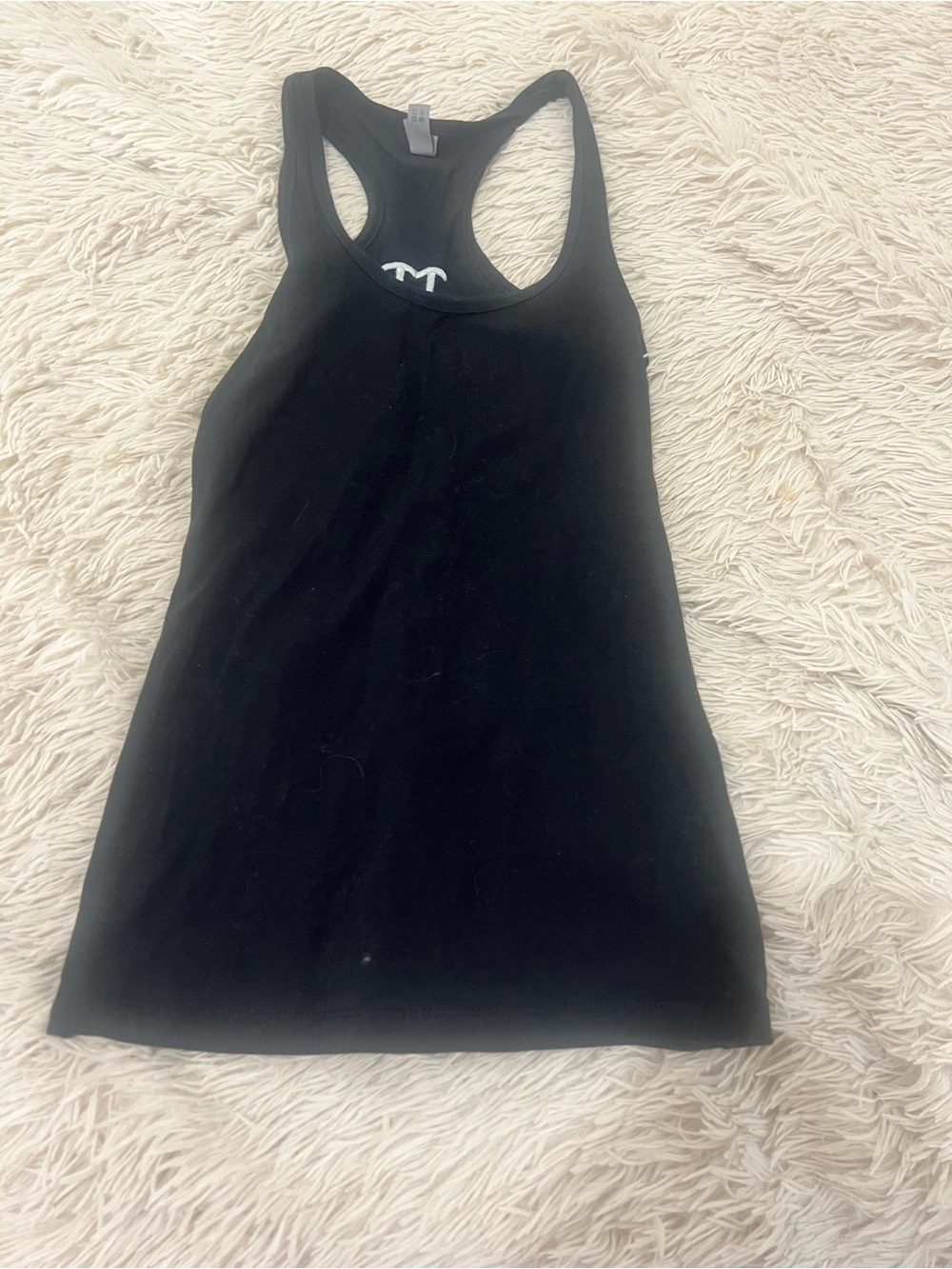 Next Level Apparel Black Racerback Tank - Slim Fit